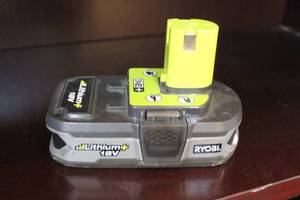 lot 183 image: Ryobi 18v battery