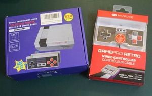 lot 206 image: 2.4g wireless entertainment system with 620 built in games and game pro retro wired controller