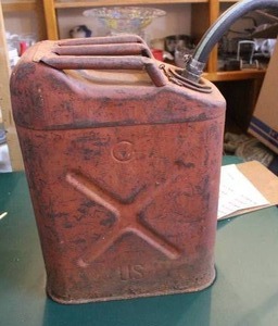 lot 217 image: Vintage military water can