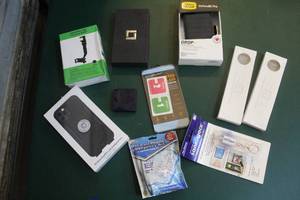 lot 230 image: Phone accessories see pictures