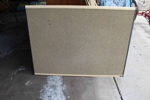 lot 261 image: large cork board 4 foot X 3 foot