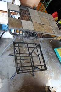 lot 275 image: metal frame tables could be a cool craft project