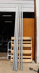lot 289 image: 10 foot tall fence post (x5)