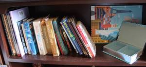 lot 290 image: lot of books and a hide away book box