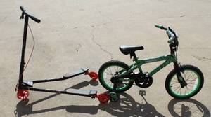 lot 297 image: Invader bike and Neon glider bike
