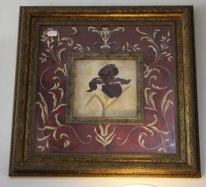 lot 315 image: Laurel Lehman Vine Iris 30x30