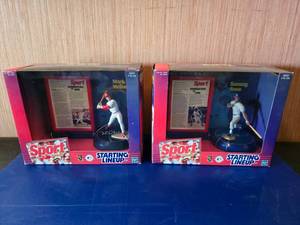 lot 5 image: Lot of 2 1999 Starting Lineup Sport Stars Edition.  Mark McGwire & Sammy Sosa Homerun Race