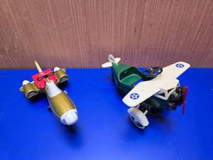 lot 28 image: Lot of 2 Hallmark Kiddie Car Classics Diecast Pedal Car Airplanes
