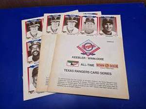 lot 39 image: Lot of 3 Texas Rangers Arlington Stadium Final Season Card Series Books