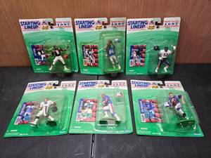 lot 40 image: Lot of 6 1997 NFL Starting Lineups