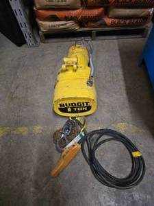 lot 57 image: Budgit Manguard 1-Ton Electric Chain Hoist