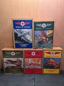 lot 60 image: Lot of 5 Texaco Wings of Texaco Diecast Planes. Number 2 Through 6
