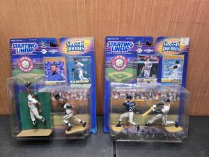 lot 43 image: Lot of 2 1999 Series Classic Doubles Minors to the Majors Starting Lineup.  Griffey