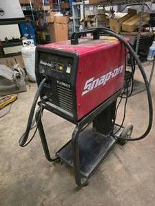 lot 178 image: TESTED Snap-On Plasma25 Plasma Cutter Setup w Cart