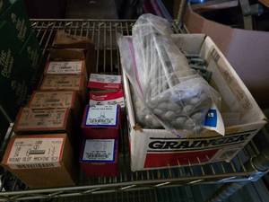 lot 210 image: Large Lot of Misc Fastners.  Includes Everything Pictured.