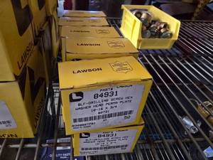 lot 212 image: 9 Boxes of Lawson Self-Drilling Hex Screws