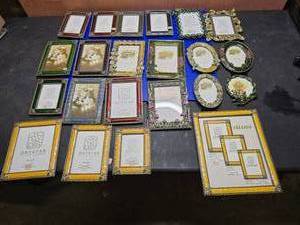 lot 299 image: Lot of Leaded Picture Frames.  Includes Everything Pictured.
