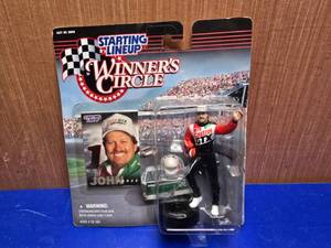 lot 338 image: Starting Lineup Winners Circle John Force Figure On Card