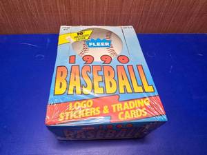 lot 355 image: Sealed 1990 Fleer Baseball Card Box.  Includes 36 Packs Of Sealed Cards.  15 Cards Per Pack.