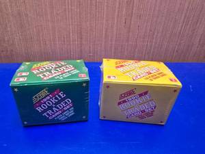 lot 356 image: Sealed Score 1990 & 1991 Rookie & Traded Card Sets