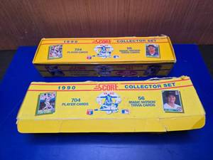 lot 360 image: 2 Boxes of 1990 Score Card Sets.  Open Boxes
