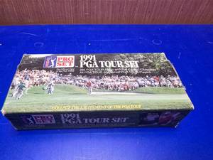 lot 375 image: 1991 Pro Set PGA Tour Card Set.  Open Box.  Unknown if complete.