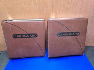 lot 381 image: Binder of Topps 2007 NFL Cards & Binder of Topps 2008 NFL Cards.  Unknown if complete but there are A LOT of Cards in each binder