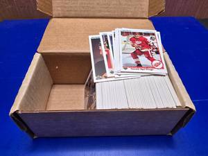 lot 391 image: Box of 1990-1991 Upper Deck NHL Cards