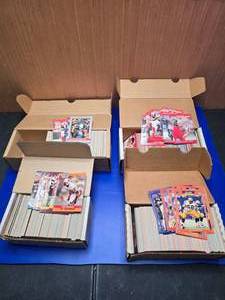 lot 395 image: 4 Boxes of NFL Cards.  Includes 1990 Pro Set, 1989 Pro Set & 1991 Pro Set