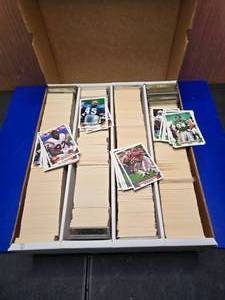 lot 398 image: Large Box FULL of 1993 Topps NFL Cards