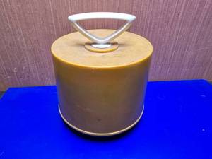 lot 443 image: Vintage Mustard Yellow Disc-Go-Case Full of 45 RPM Vinyl Records.  See Pics For Titles