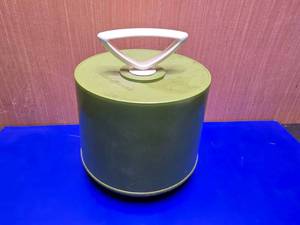 lot 446 image: Vintage Pea Green Disc-Go-Case Full of 45 RPM Vinyl Records.  See Pics For Titles