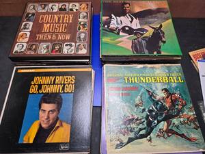 lot 458 image: Large Lot of Approx 40 Vinyl Records (78 RPM).  See Pics For Titles.