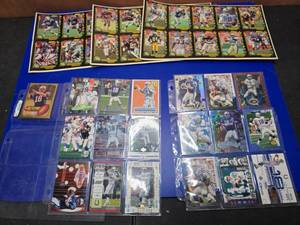lot 461 image: Lot of Peyton Manning Football Cards & 3 Sheets of Uncut Cards