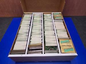 lot 393 image: Large Box FULL of 1993 Topps Stadium Club NFL Cards