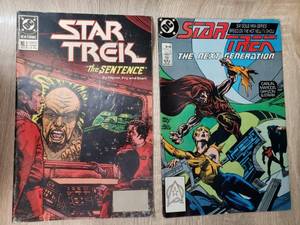 lot 8 image: 2 STARTREK COMICS Year 88, 89