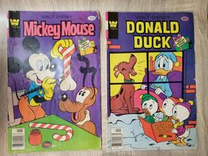 lot 10 image: 2 WALT DISNEY COMICS MICKEY MOUSE, DONALD DUCK  YEAR 1978