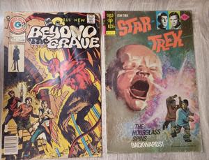 lot 12 image: 2 COMICS BEYOND THE GRAVE 1975, STAR TREK 1977