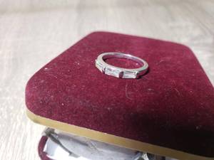 lot 19 image: RING STAMPED 925 (WEIGHS 2.3 GRAMS)