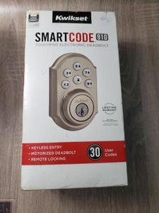 lot 41 image: KWIKSET SMARTCODE 910 TOUCHPAD ELECTRONIC DEADBOLT