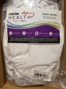 lot 45 image: MARTEX HEALTH FACE MASK. BOX OF 10 WITH 10 FACE MASK IN EACH PACK