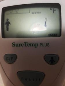 lot 46 image: WELCH ALLYN SURE TEMP PLUS ELECTRONIC THERMOMETER
