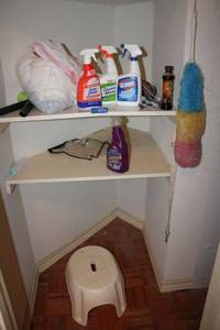 lot 72 image: Cleaners with duster wand and step stool