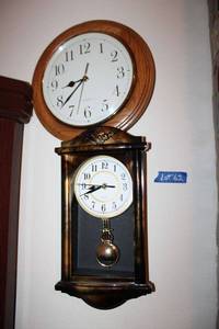 lot 62 image: Wall clocks