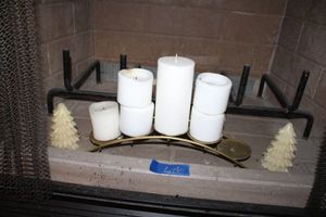 lot 60 image: Fireplace candles