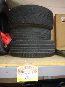 lot 183 image: Tires - (2) -205-65-18, (1) -195-65-18