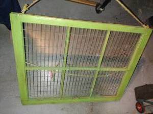lot 185 image: Art deco - repurposed vintage window frame