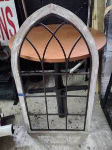 lot 219 image: Two window style wall art