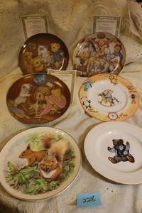 lot 228 image: Collector plates as shown