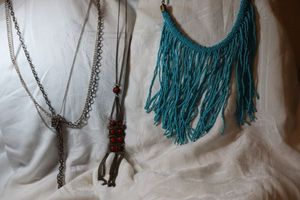 lot 240 image: Fashion jewelry tassels